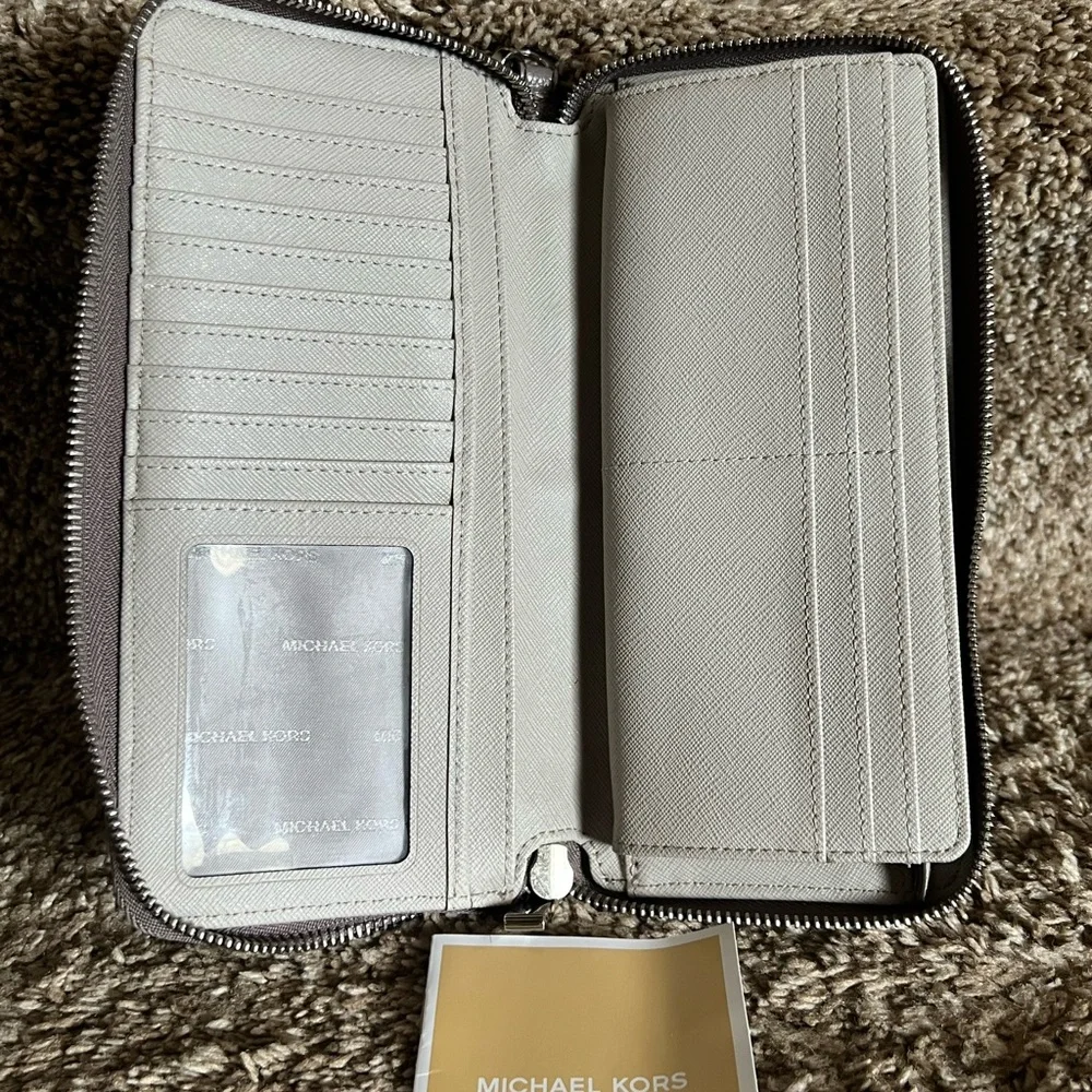 Michael Kors Gray Wristlet Wallet - Picture 7 of 8